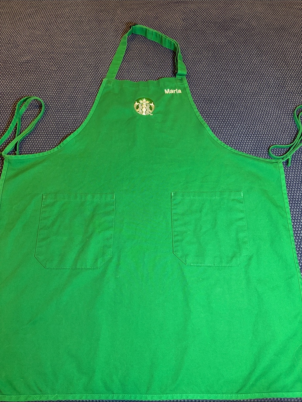 Starbucks coffee embroidered green barista employee uniform “Maria”- costume